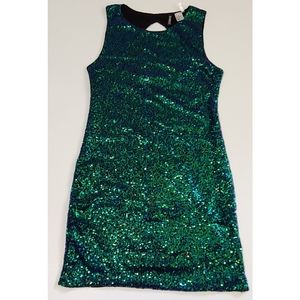 H&M Sequin Sleeveless Dress